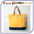 Wholesale Canvas Tote Bag Leather Handle